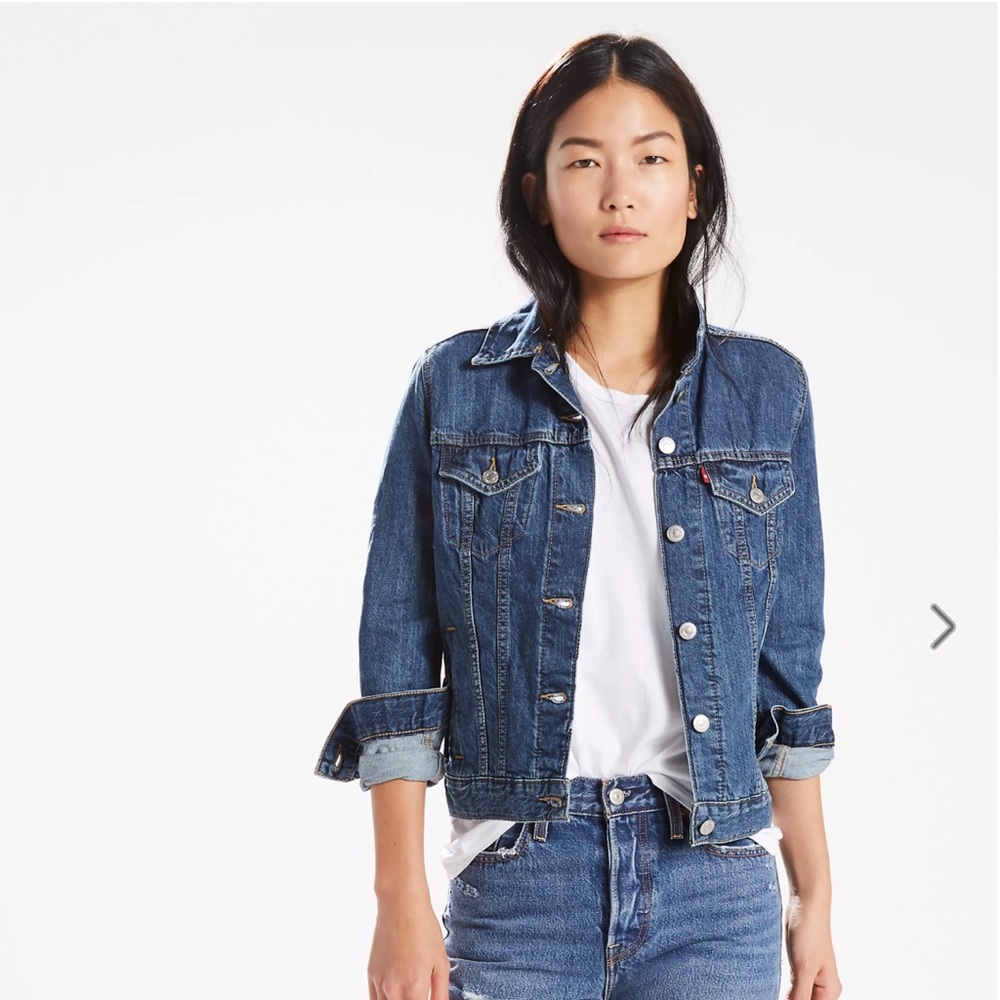 Levi's Blue Jean Jacket Classic Denim Style